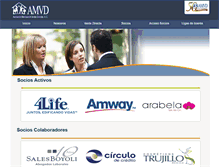 Tablet Screenshot of amvd.org.mx